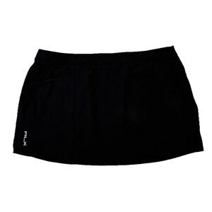 RLX Ralph Lauren Women's Black Stretch Skort Size XXLarge Golf Tennis Athletic